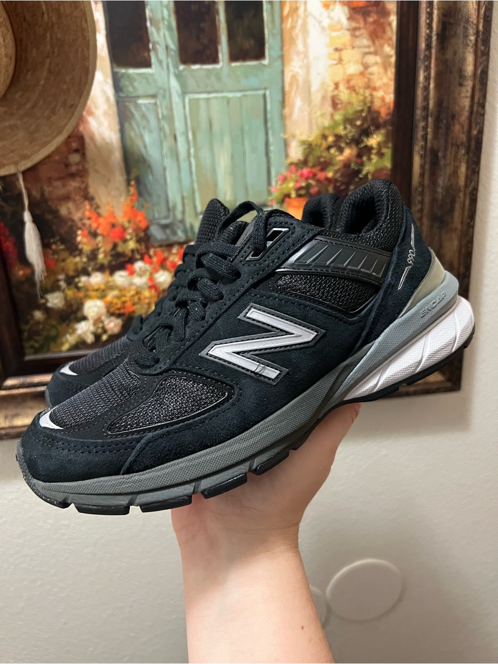 New Balance Womens 990v5 Made in USA Running Shoes